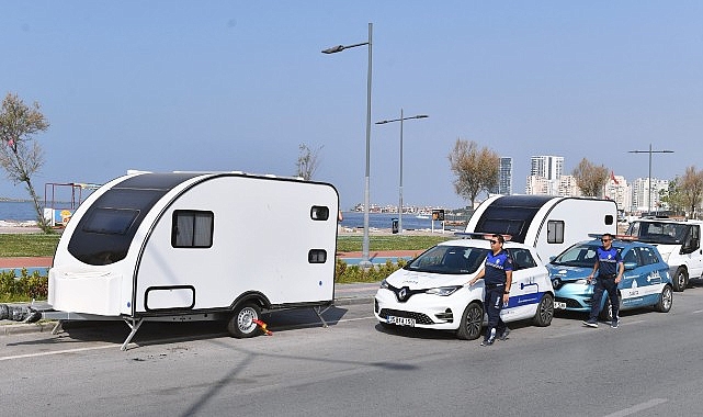 Karavan park alanlarının tespiti için düğmeye basıldı