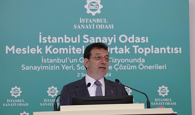 Ekrem İmamoğlu, ‘İstanbul Sanayi Odası Meslek Komiteleri Ortak Toplantısı’nda konuştu