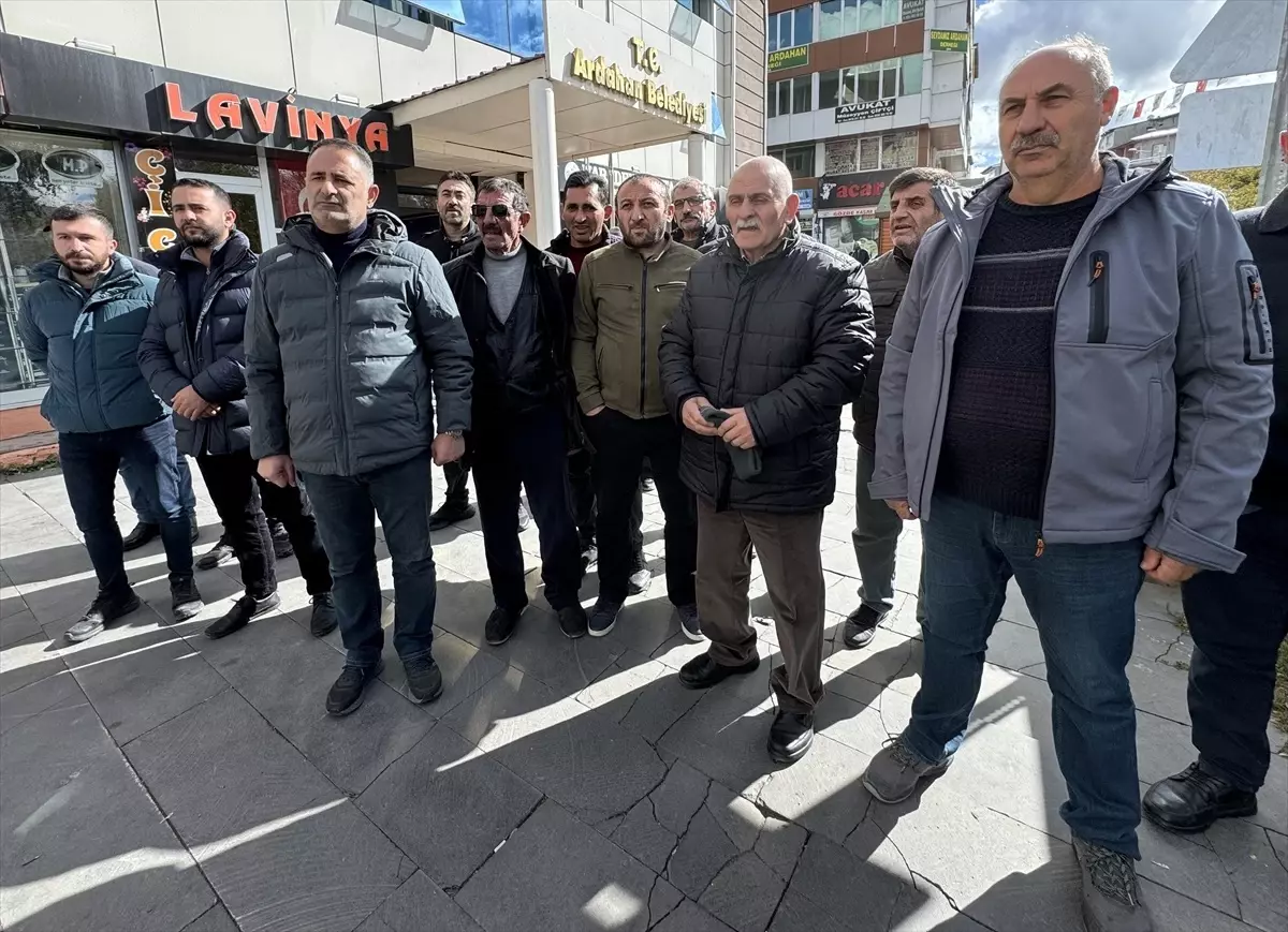 Ardahan’da İmar Uygulamasına Protesto