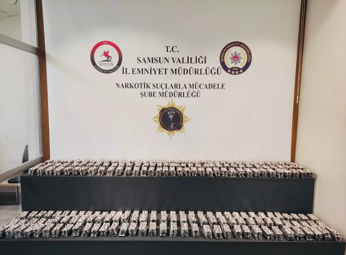 Samsun’da Kovalamaca, 30 Bin Uyuşturucu Hap Ele Geçirildi